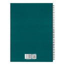 5 Star Wirebound Hardback Notebook Ruled A4 140 Page Teal (Pack of 5) 943474