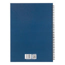 5 Star Wirebound Hardback Notebook Ruled A4 140 Page Indigo (Pack of 5) 943482