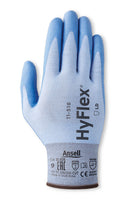Ansell HyFlex 11-518 Cut Resistant Gloves, Mechanical Protection, Light Weight Protective Glove, Reusable, Grey, Size S-XXL