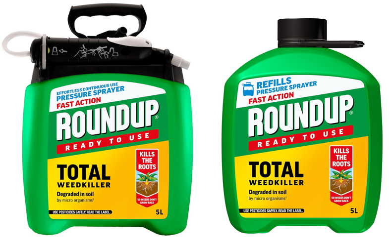 Roundup Multi Pack | 2 x 5 Litre | Ready to Use | 1 x 5L Pump & Go and ...