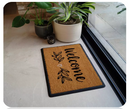 Mighty Mats Rubber Welcome Spring Cut Pile Doormat - 40x60cm