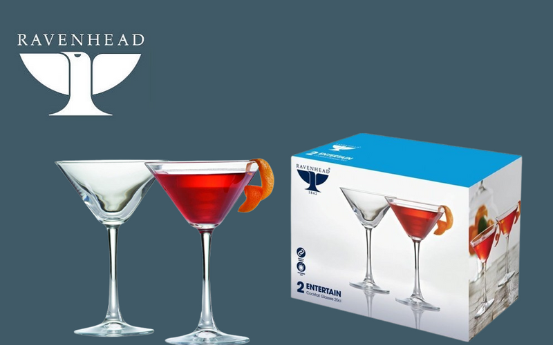 Ravenhead Essentials Cocktail/Martini Glasses 240ml x 2