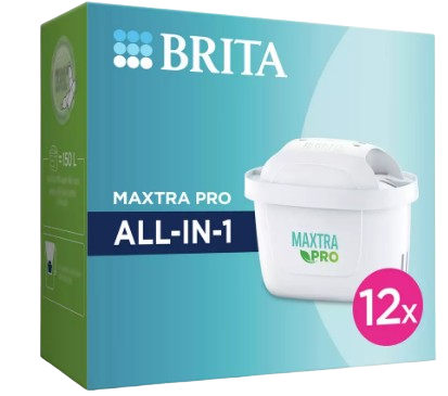 BRITA MAXTRA PRO All In One Water Filter Cartridge,Pack of 6