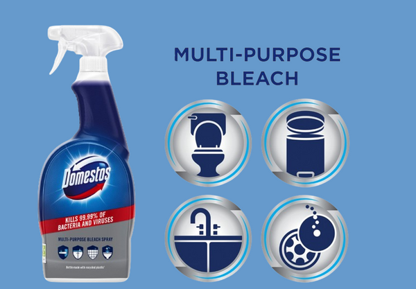 Domestos Bleach Spray 700ml Multipurpose Trigger Spray