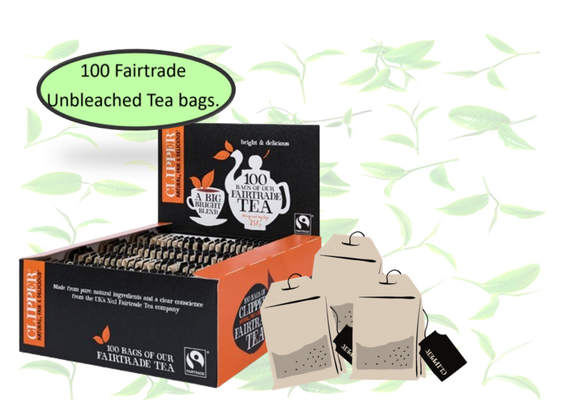 Clipper Fairtrade Everyday String & Tag Catering Tea Bags(100)