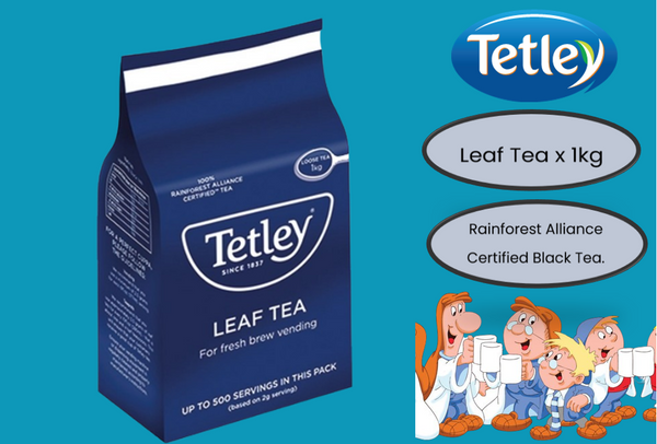 Tetley Leaf Vending Tea 6 x 1kg [Full Case}