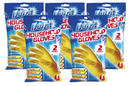 Duzzit Household Gloves | 100% Latex | Comfort Fit | Lined | 5 Packs Of 2 | Size Medium | Yellow