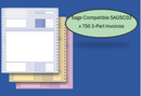 Sage Compatible {SAGSC03/SE03} Multipurpose Form 3-Part (Pack of 750)