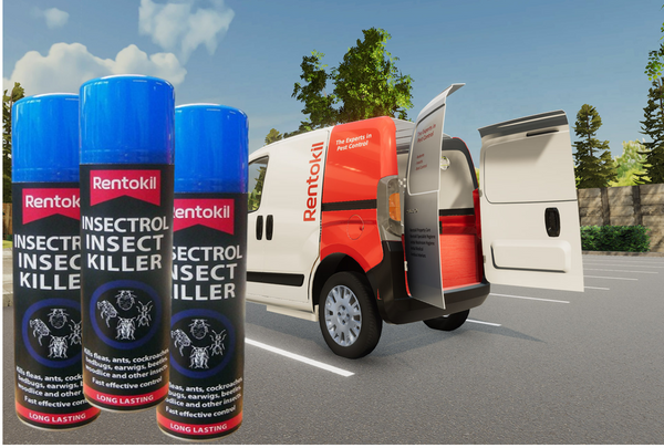 Rentokil All Purpose Professional Insectrol Insect Killer 250ml Fleas, Ants, Cockroaches, Bedbugs etc..