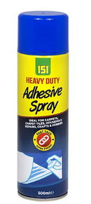 151 Heavy Duty Adhessive Spray | Carpet Adhessive, Tile Fixing or Hobby Craft | 500ml
