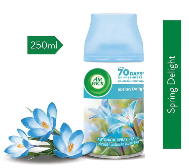 Air Wick Air Freshener, Freshmatic Pure Auto Spray, Spring Delight, Refill 250 ml, - UK BUSINESS SUPPLIES – UK Business Supplies