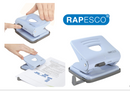 Rapesco 1359 2-Hole Metal Punch- 25 Sheet Capacity - Powder Blue