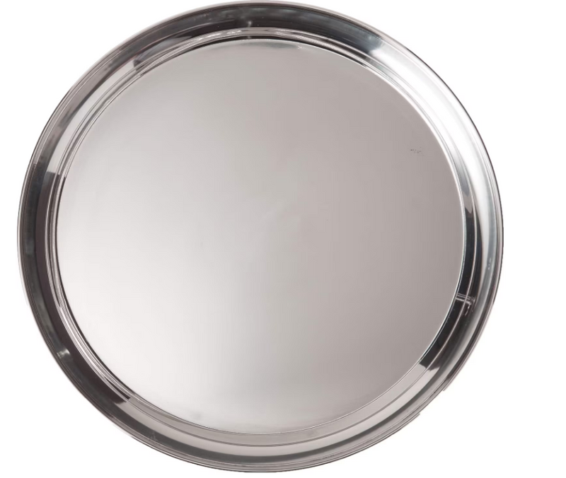Fixtures 35cm/16" Stainless Steel Round Tray