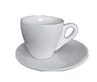 Orion White Coffee Cup 160ml & Saucer 14cm