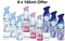 Febreze Multi Pack Offer 9 x 185ml Blossom {3} ,Cotton {3} ,Lavender {3}