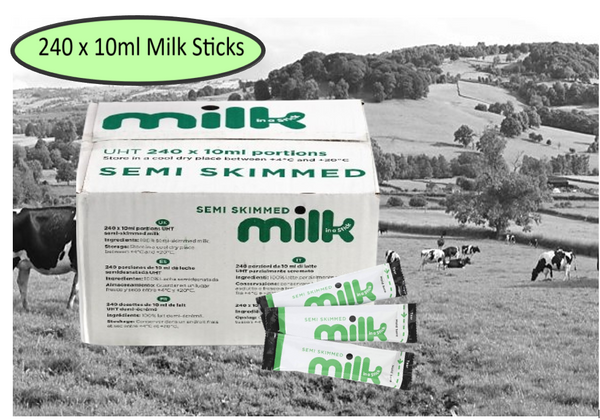 Lakeland Semi Skimmed Milk Sticks 240's x 10ml