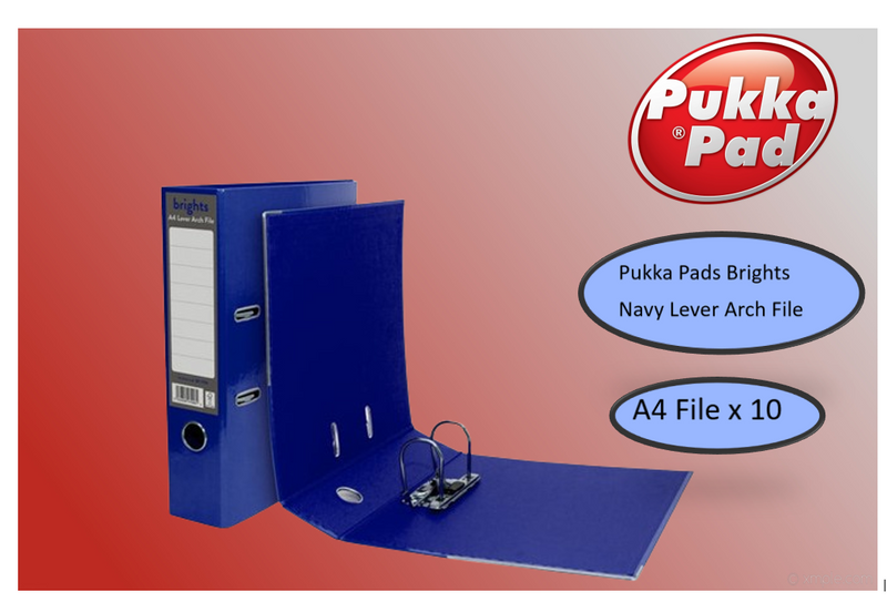 Pukka Pads A4 Navy Brights Lever Arch File (BR-7996)