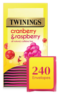 Twinings Cranberry & Raspberry {Individually Wrapped} Tea 20's