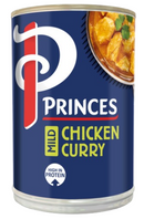 Princes Mild Chicken Curry tin | Fast High in Protein meal | 6 x 392g tins