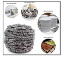 Stainless Steel Scourers | 6 Pack | Retail Packed