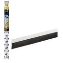 Exitex Door Brush Strip Draught Excluder White 914mm in Length 18mm Bristles
