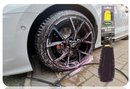 Triplewax Alloy Wheel Brush | Non Scratch Bristles | Brake Dust Removal | Black