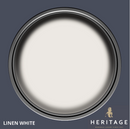 Dulux Heritage Paint | Linen White | Velvet Matt Wall Paint | 1 x 2.5L