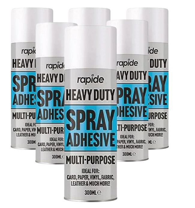 Rapide 300ml Heavy Duty Multi Purpose Aerosol Spray Adhesive.