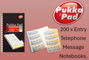 Pukka Pads Telephone Message Pad Wirebound 200 Pages