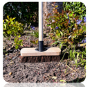 Castledale Wooden Deck Scrubbing Brush Head 9" {23cm} With Bassine Fibres