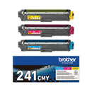 Brother TN241 Toner Cartridges Value Pack CMY TN241CMY