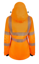 Beeswift Stormwear Womens Hi-Vis Jacket Orange ALL SIZES