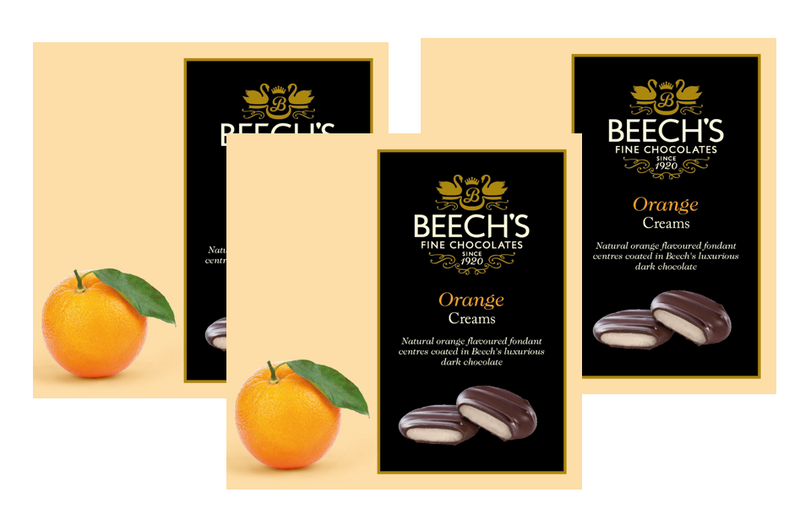 Beech's Fine Luxury Chocolate Orange Creams 90g