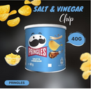 Pringles Salt & Vinegar Crisps 40g x 12 per case