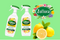 Zoflora Lemon Zing Multipurpose Disinfectant Trigger 2 x 800ml