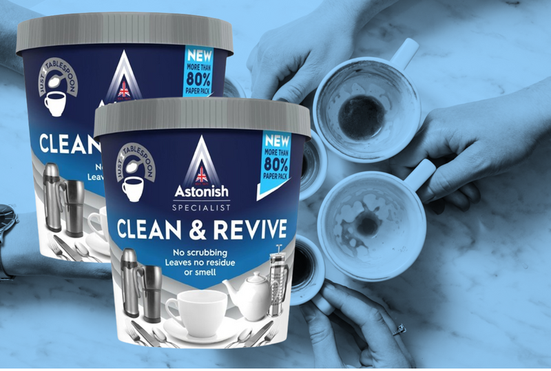 Astonish NEW ! Specialist Clean & Revive Tea & Coffee Stain Remover 350g.