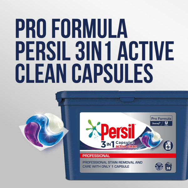 Persil Pro-Formula 3 in 1 Active Clean Capsules {38 Wash}