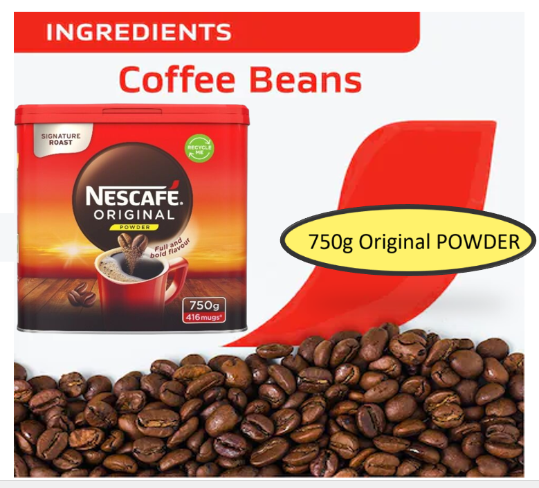 Nescafe Original Coffee Powder Tin 750g