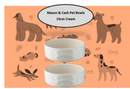 Mason Cash Quality Heavy Duty Stoneware Pet Bowls in Cream {15cm}