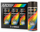 Motip M04031 Heat Resistant Lacquer-Black | Black | 1 x 400 ml