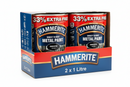 Hammerite Direct to Rust Metal Paint Smooth Finish – Black, 1 Litre