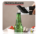 Frackelmann Multi Function Can Opener with Built in Bottle Cap Remover, 18cm