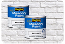 Rustins Masonry Paint | Matt White | Quick Drying | Low Odour | 250ml