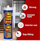Hard as Nails High Power Adhesive 280ml Tubes | Solvent Free | Wood Metal Glass