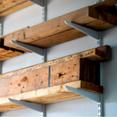 Blue Canyon Adjustable Shelf Brackets | White | Twin Slot | 47cm