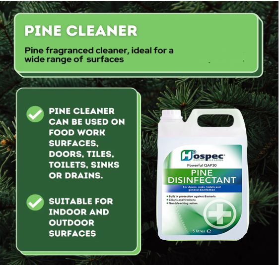 Hospec Pine Disinfectant 5 Litre, {NHS Approved}