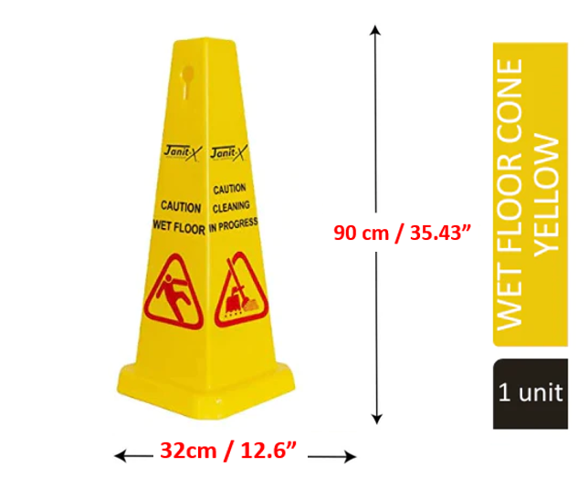 Janit-X Wet Floor Collector Cone - X/Large - 90cm Tall