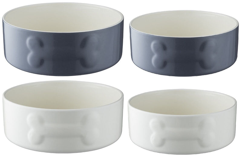 Mason Cash Quality Heavy Duty Stoneware Pet Bowls in Cream {15cm}