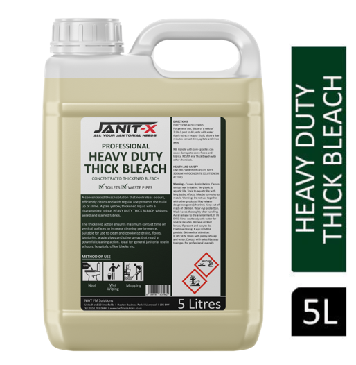 Janit-X Professional Low Odour Extra Thick Bleach 5 Litre