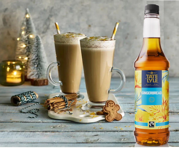 Tate & Lyle Fairtrade Gingerbread Coffee Syrup 750 ml, Discounted Pump Option.